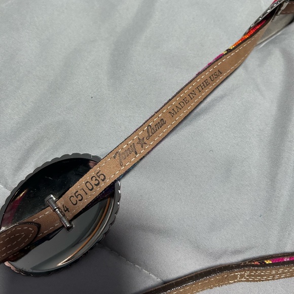 Tony Lama Serape Concho Belt Size 34 - Picture 5 of 12